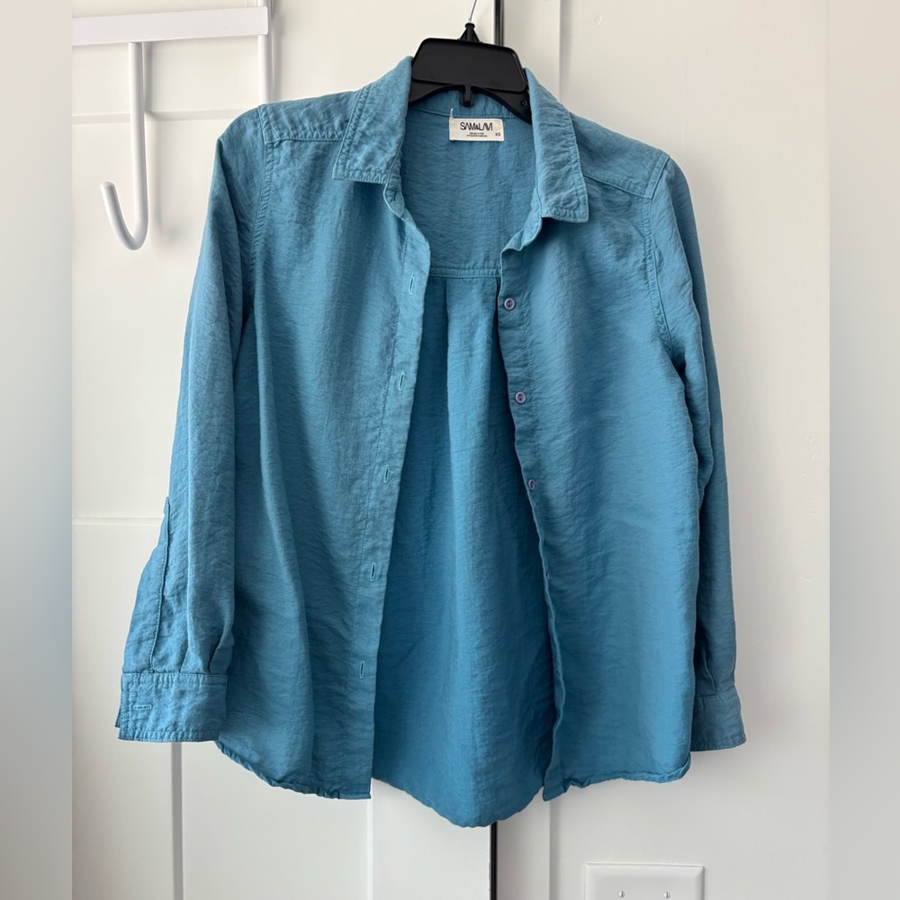 Sam & Lavi Blue Button Down Shirt